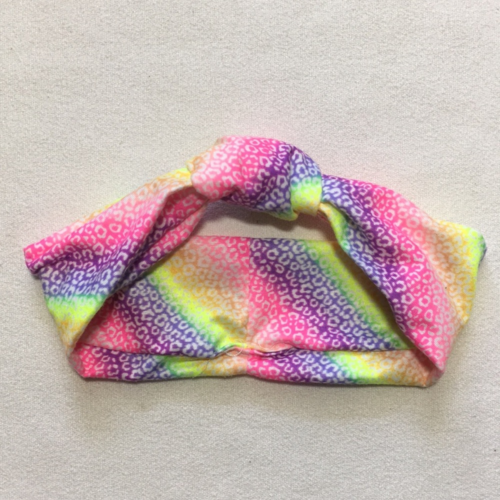🎃Rainbow Leopard Headband